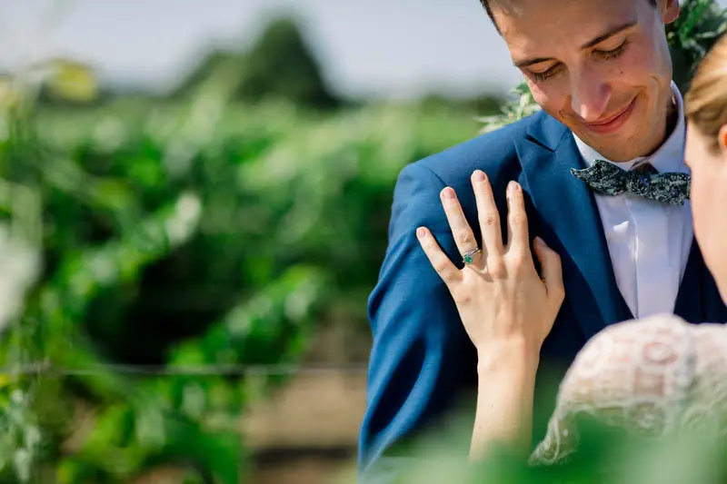 photos couple mariage vignes