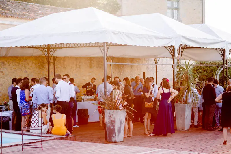 cocktail mariage Château Isabeau de Naujan