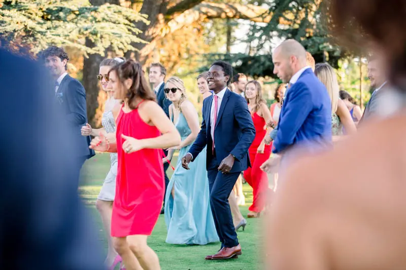 flashmob mariage chateau pape clement