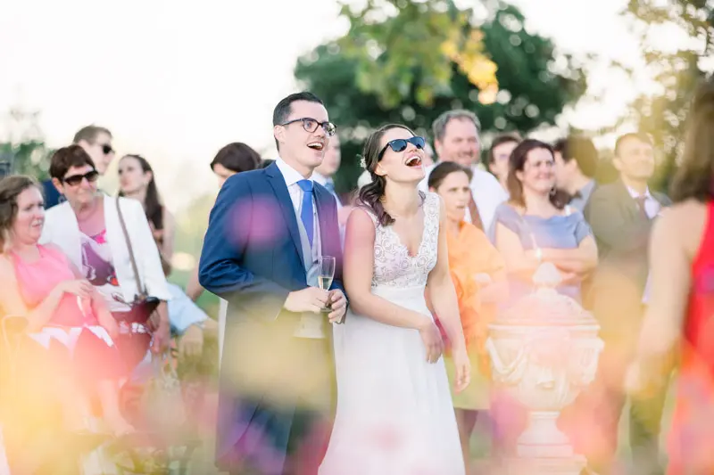 flashmob mariage chateau pape clement