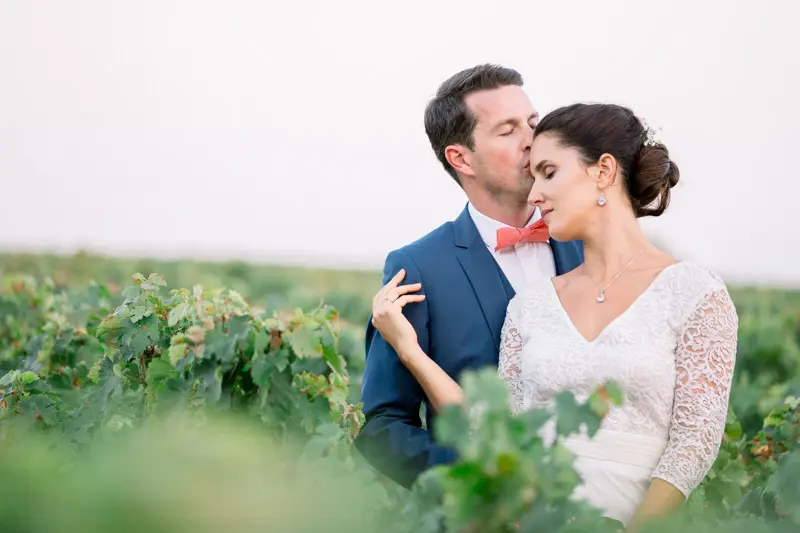 photos couple mariage vignes Château Giscours