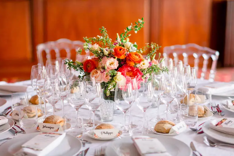 table mariage orangeraie chateau pape clement