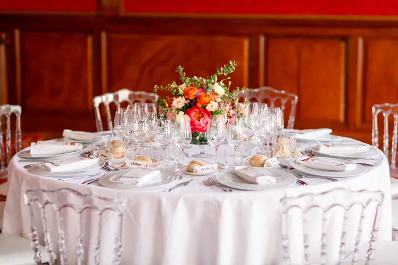 table mariage orangeraie chateau pape clement