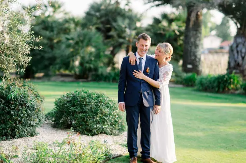 photo de couple mariage chateau pape clement