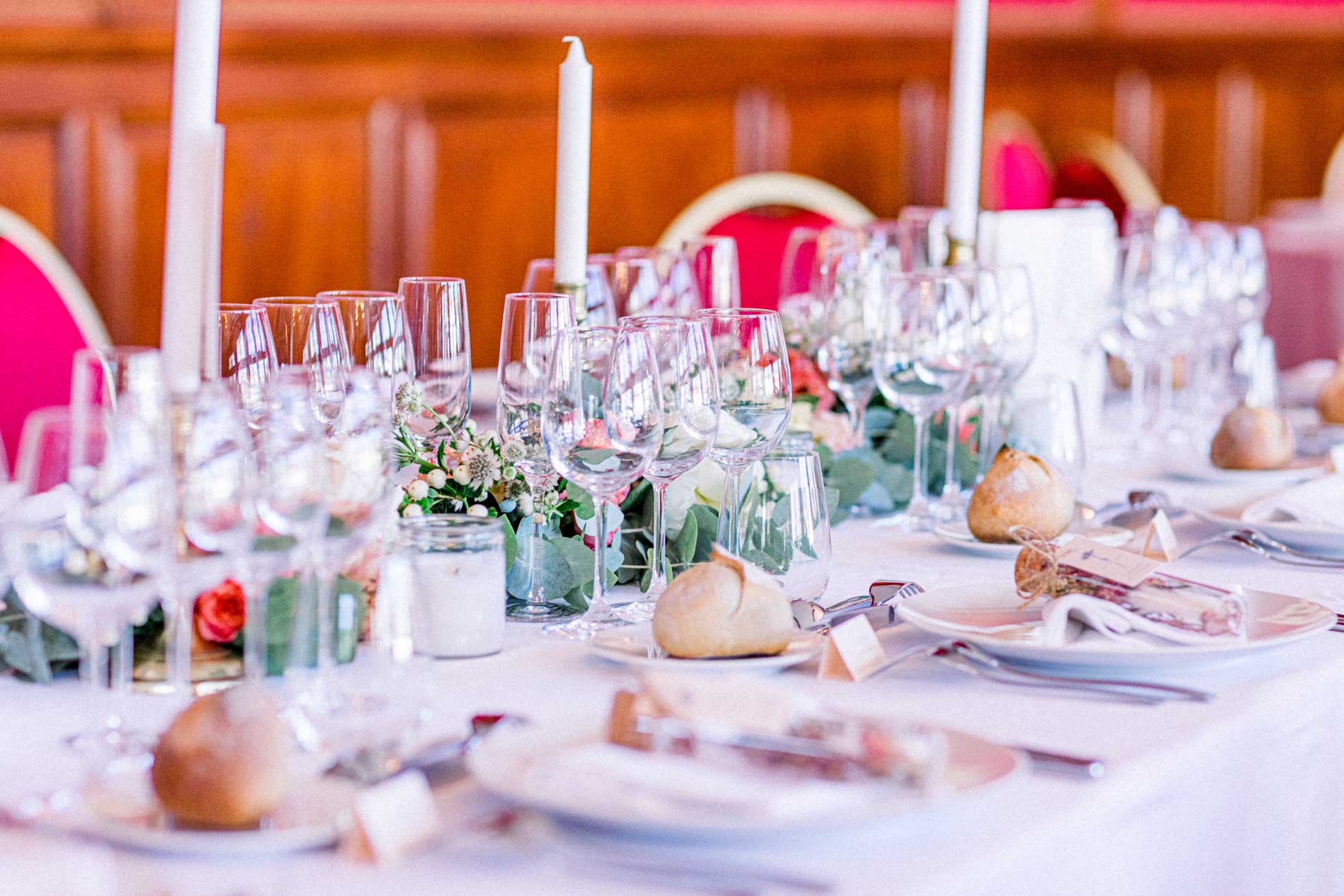 tables mariage chateau pape clement