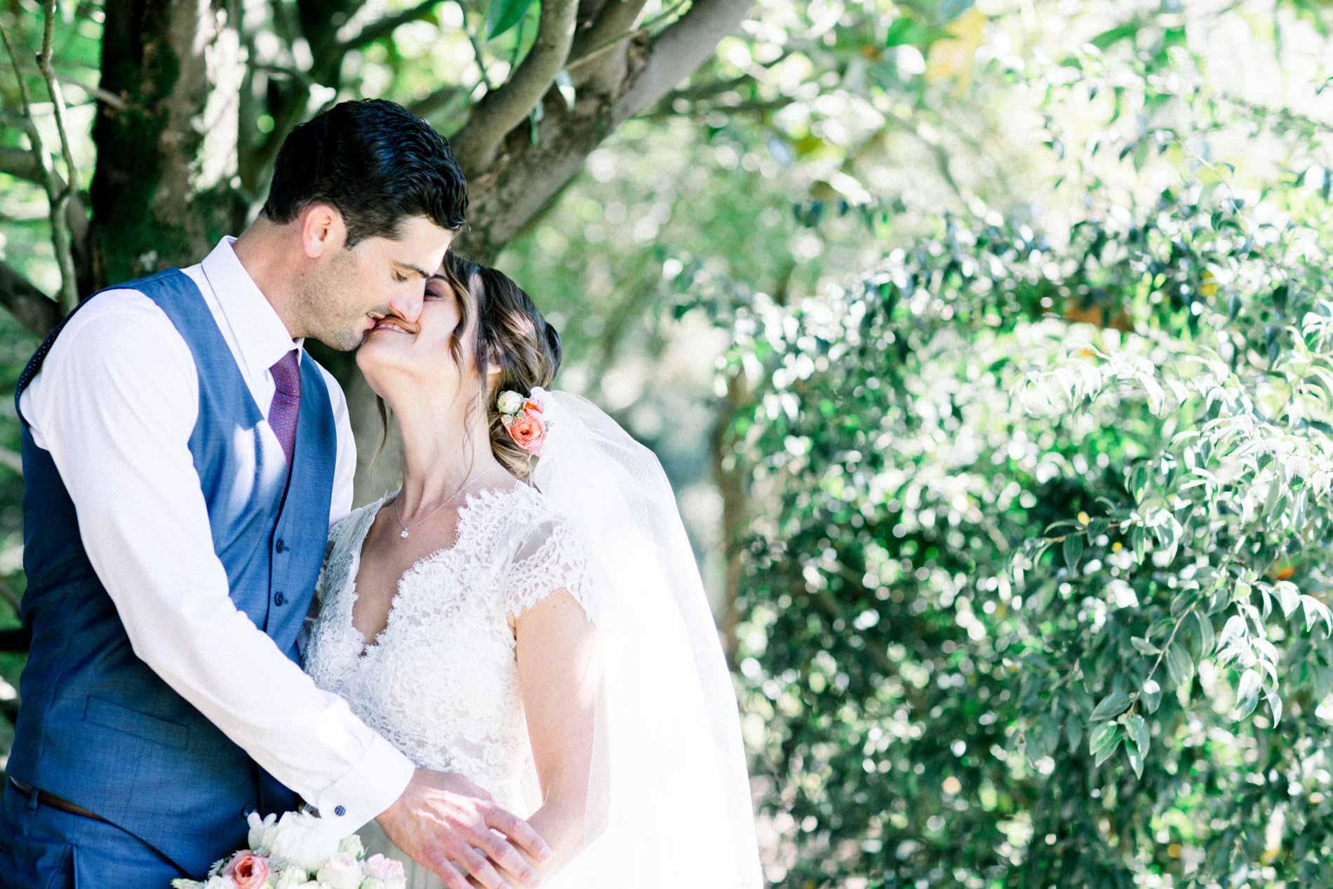 photos couple mariage chateau pape clement
