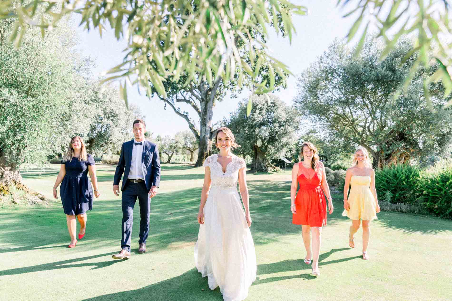 temoins mariage chateau pape clemen