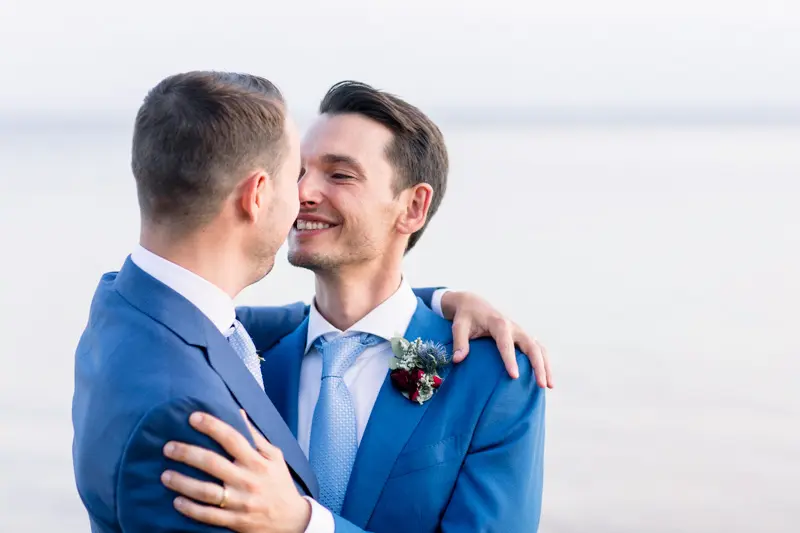 photos de couple gay mariage Bassin d'Arcachon