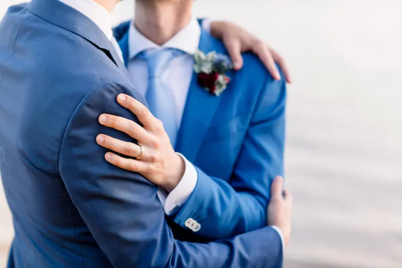 photos de couple gay mariage Bassin d'Arcachon