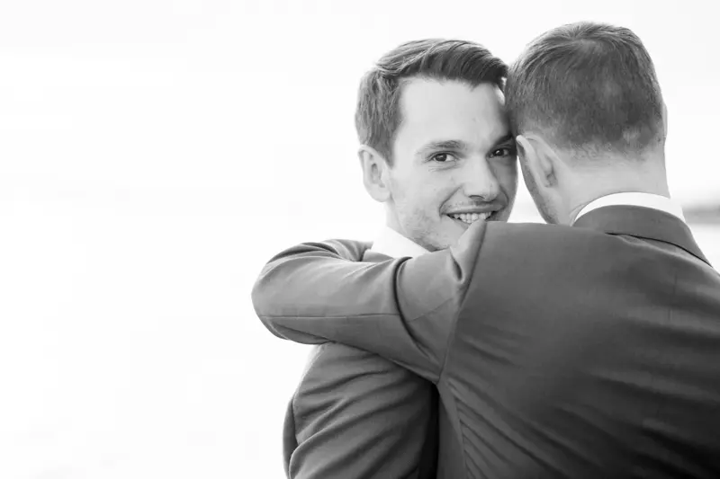 photos de couple gay mariage Bassin d'Arcachon