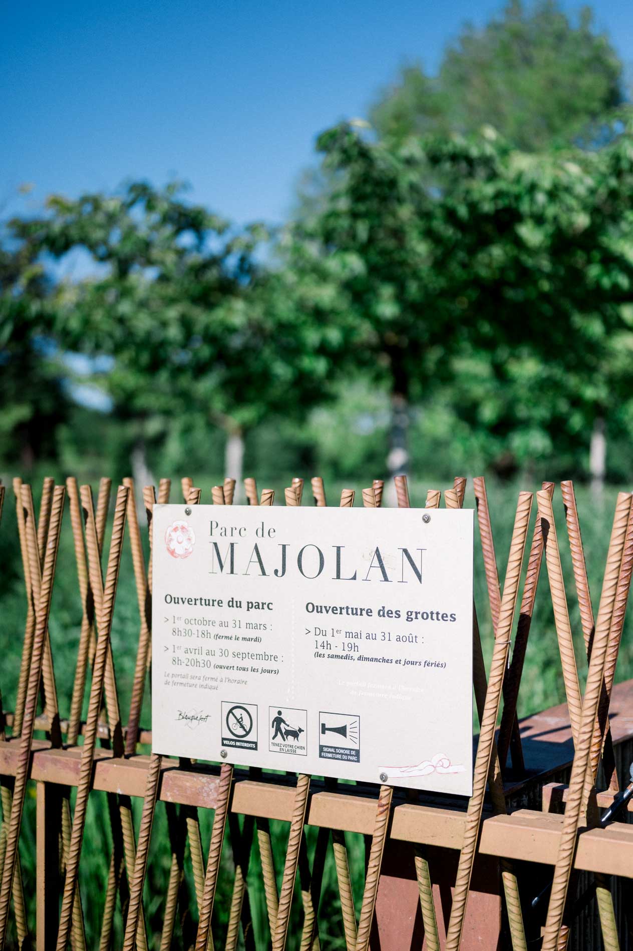 Parc Majolan entrée