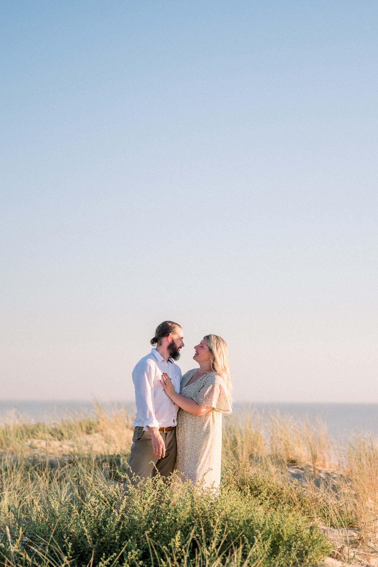 demande en mariage sur la plage