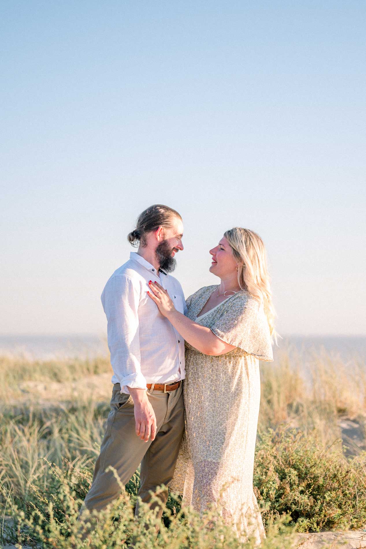 demande en mariage sur la plage