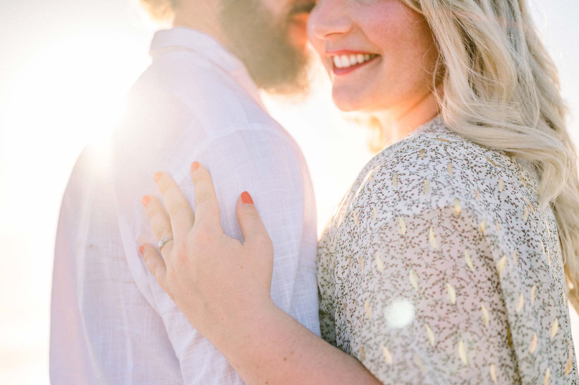 demande en mariage sur la plage