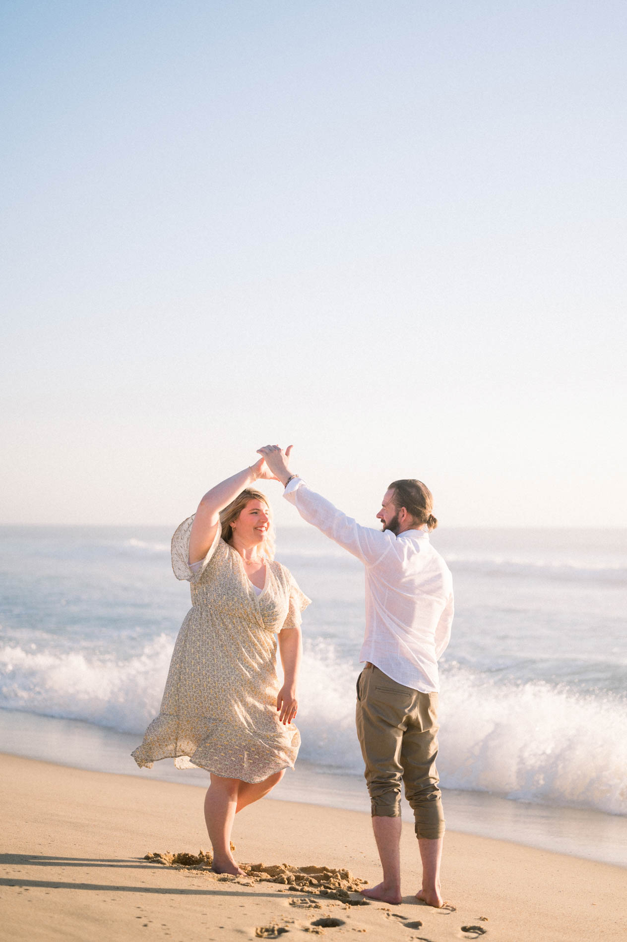 demande en mariage sur la plage