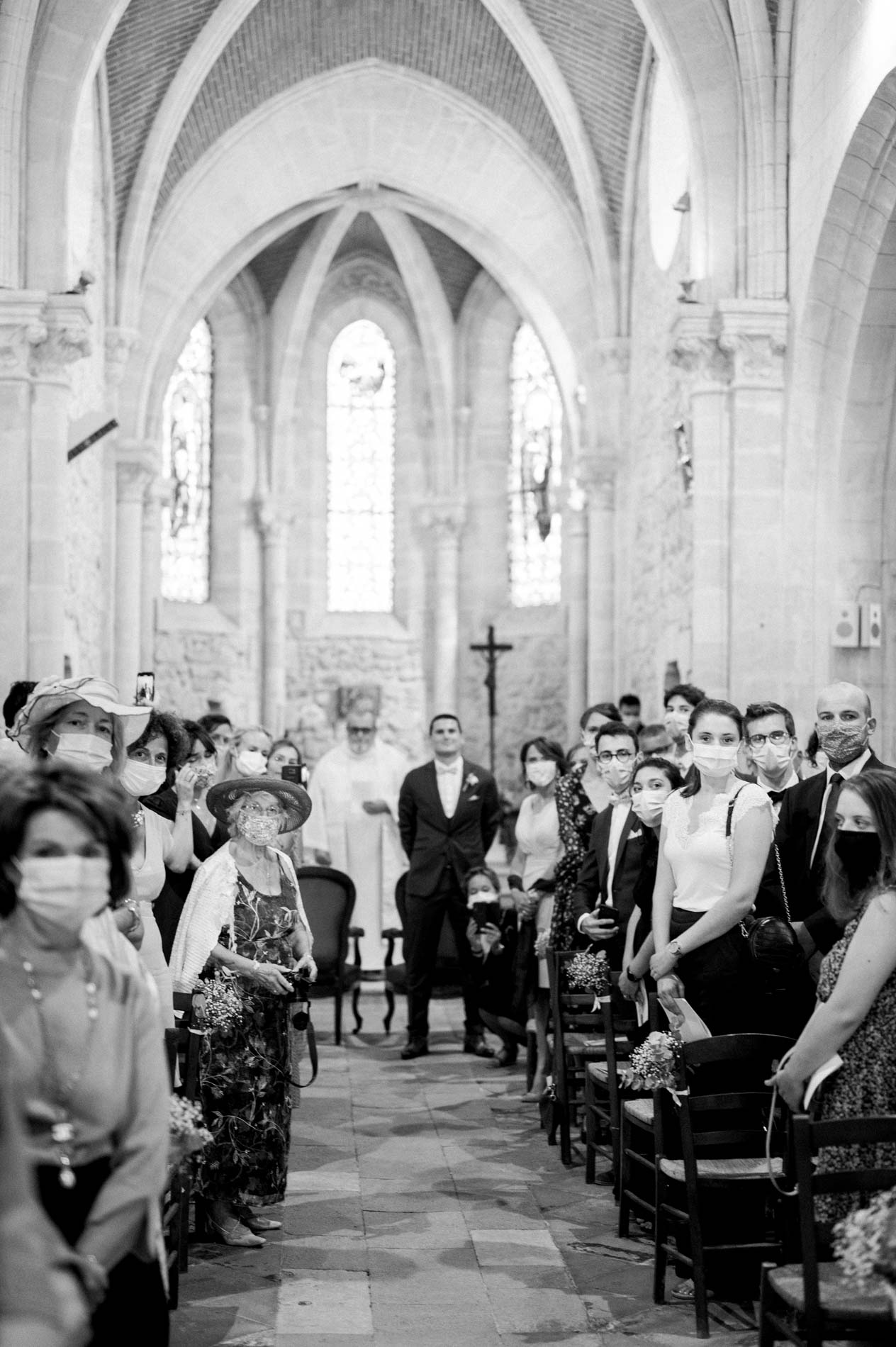 mariage église Saint-Aubin Lastresne