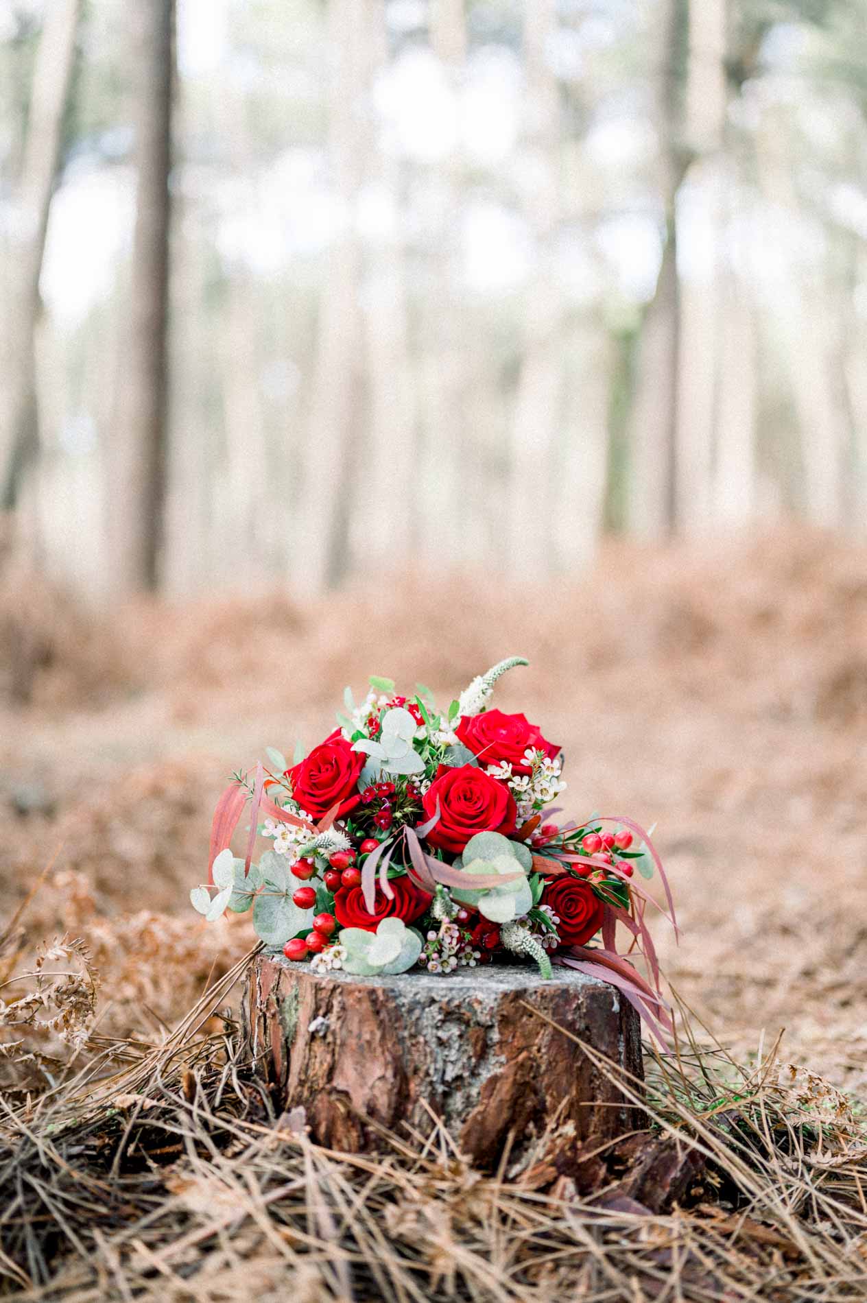 bouquet de fleurs séance photo engagement