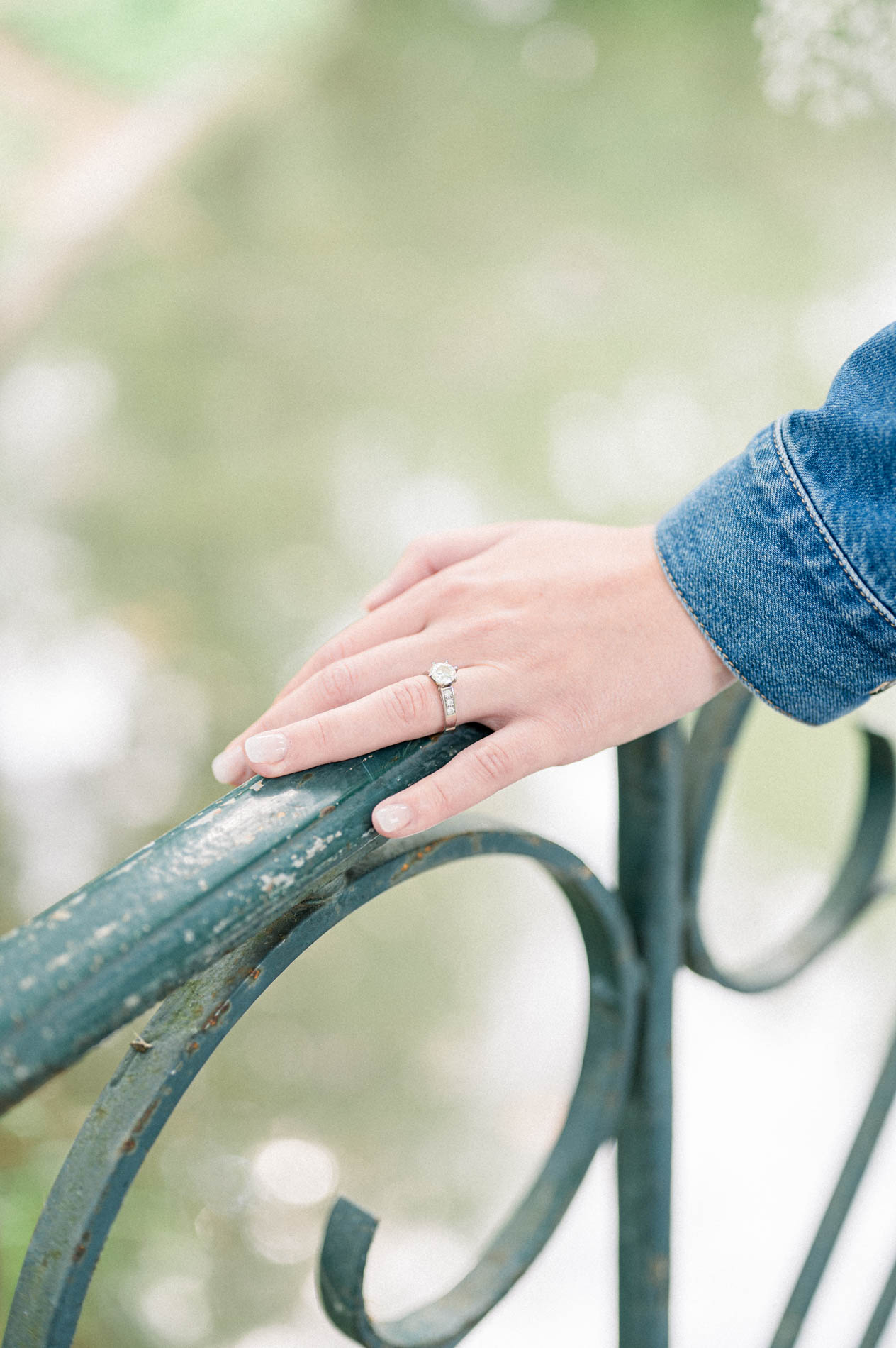 bague de fiançailles brillant