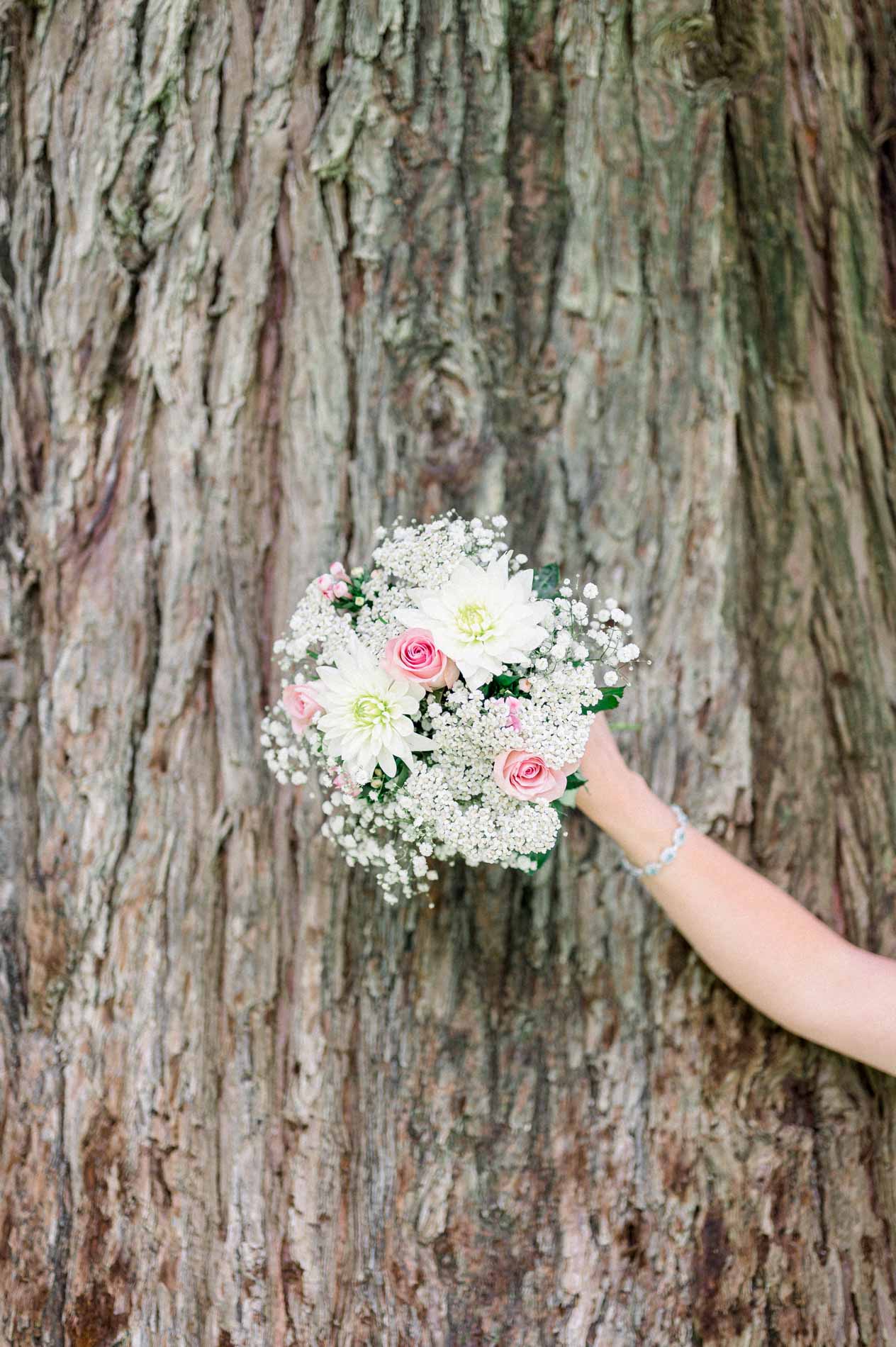 bouquet de fleurs séance engagement