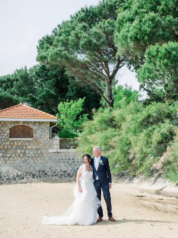 photo couple plage Villa la Tosca mariage