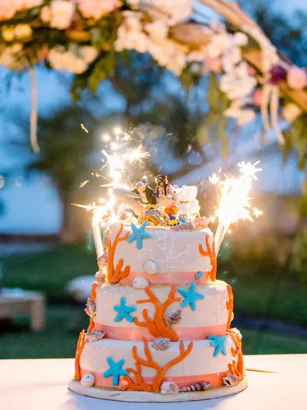 gâteau de mariage Villa la Tosca