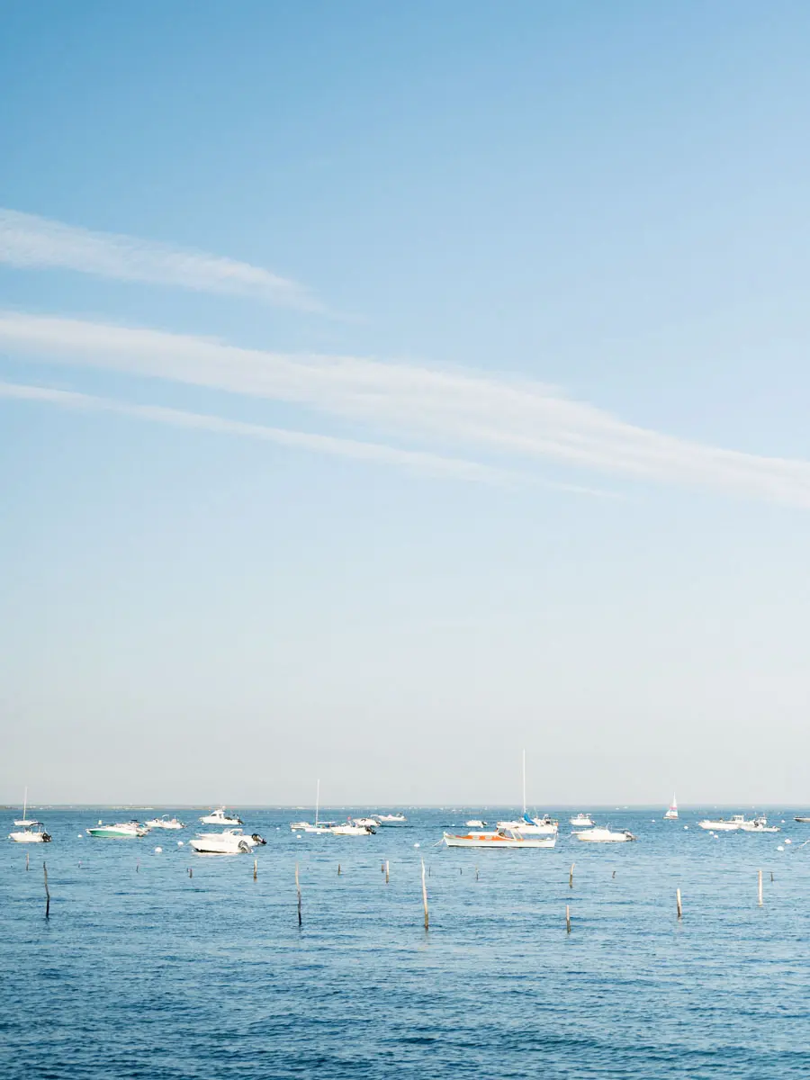 bateaux sur le bassin d'Arcachon