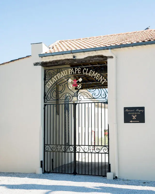 entrée Château Pape Clément