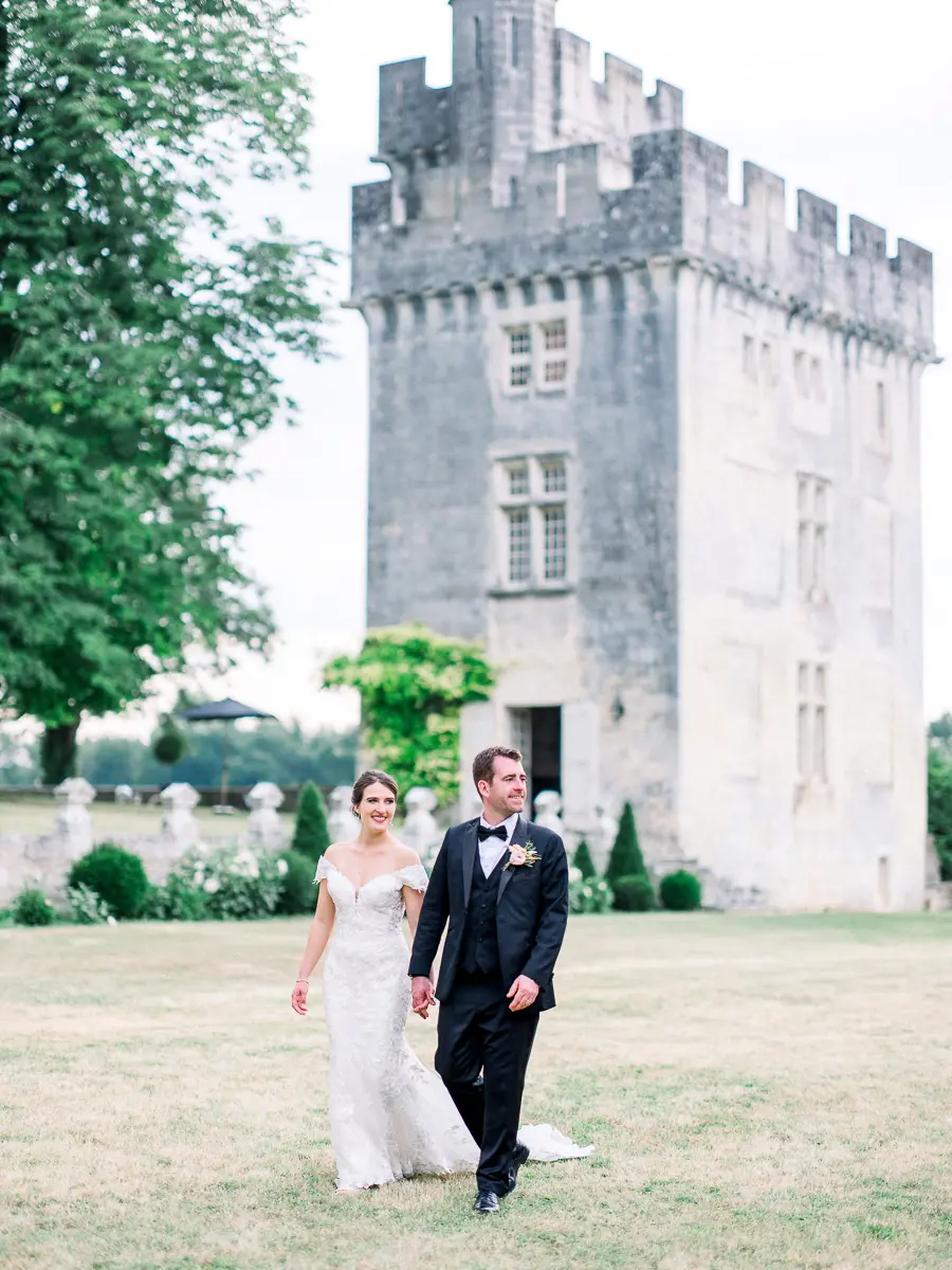 photographe mariage éditorial – mariage au Château de Crazannes en France