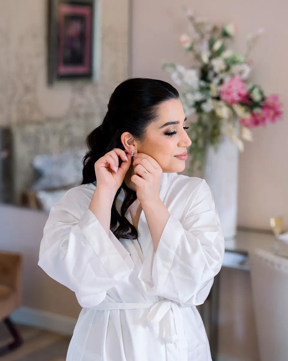 préparatifs de la mariée robe blanche photographe mariage bordeaux