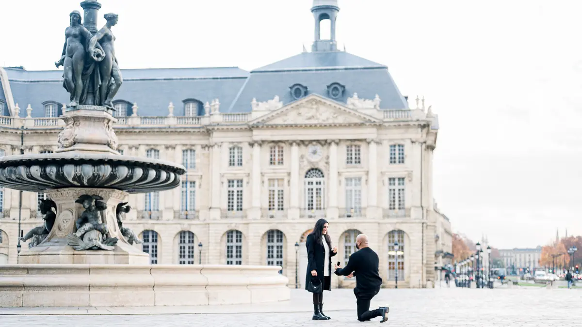 Séance engagement Bordeaux – Place de la Bourse